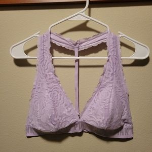 "Pink" bralette women's size Large